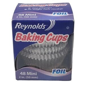 Reynolds Baking Cups Foil Mini 2-Inch 48 Ct